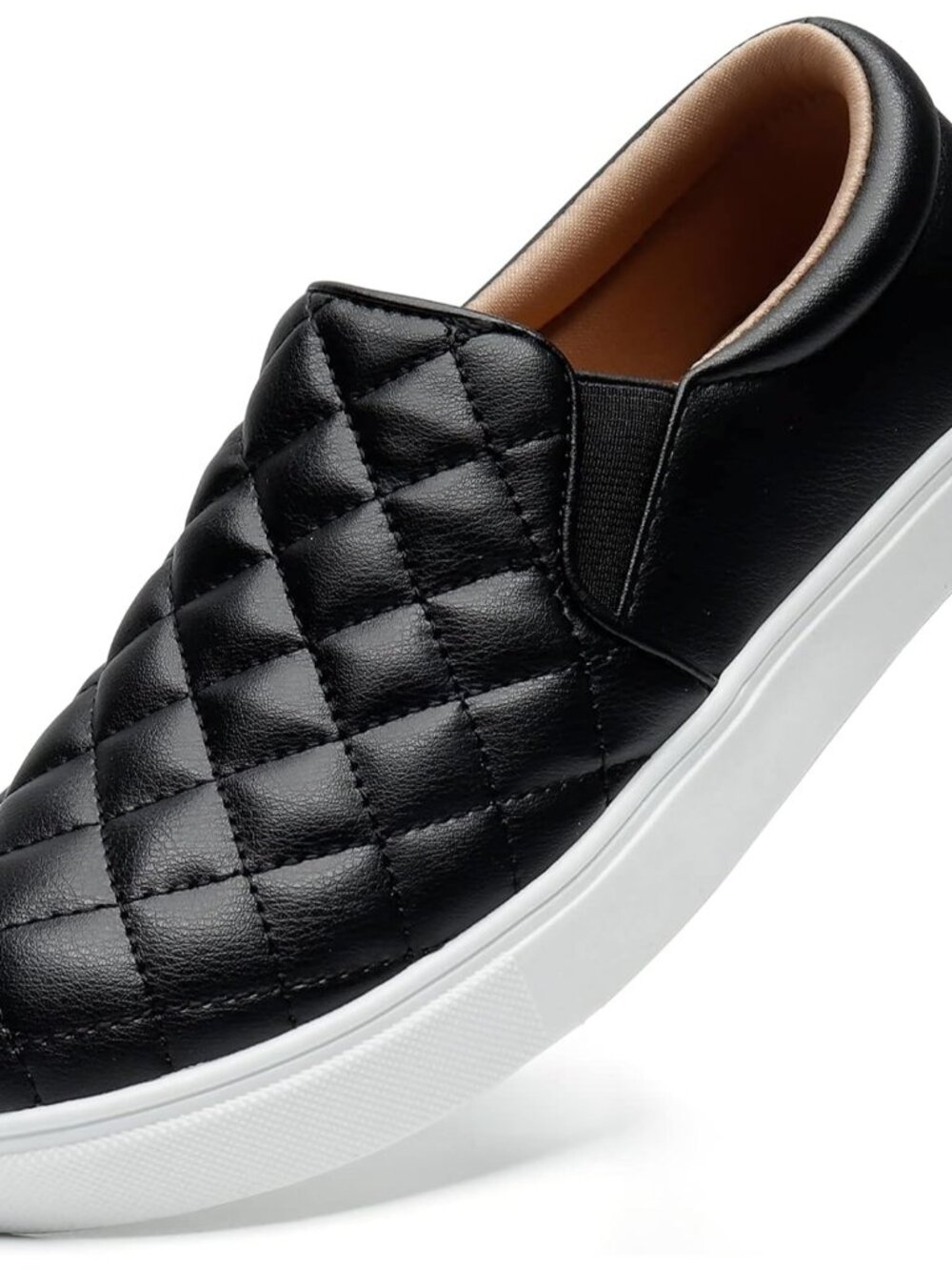 Slip On Shoes for Women Quilted Fashion Sneakers